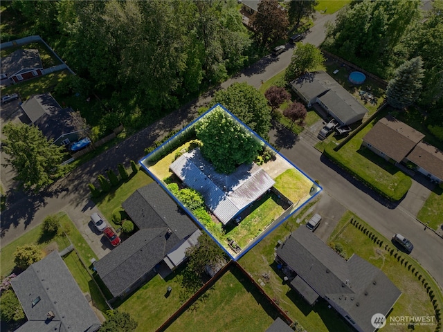22412 110th Ave SE, Kent, WA 98031 - aerial view of property's location with property boundaries highlighted