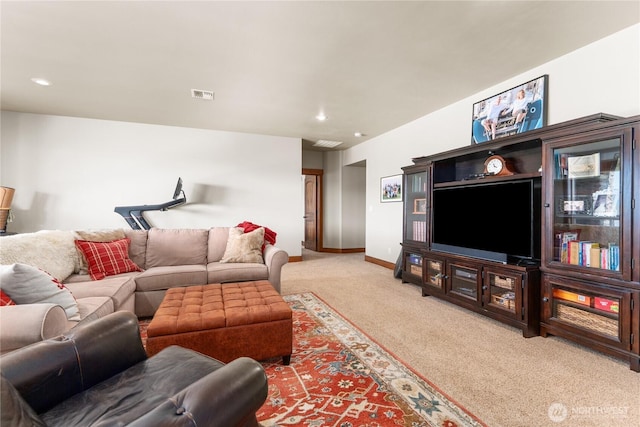 653 Lakayuse Rd, Manson, WA 98831 - living room featuring carpet floors and baseboards