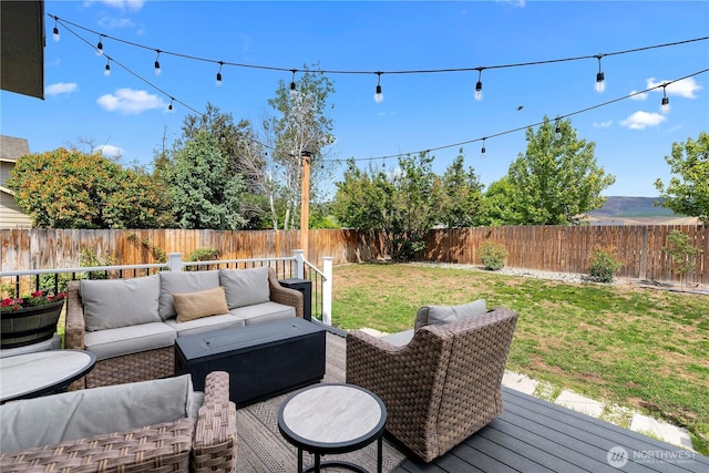 2562 Fancher Heights Blvd, East Wenatchee, WA 98802 - deck with an outdoor hangout area