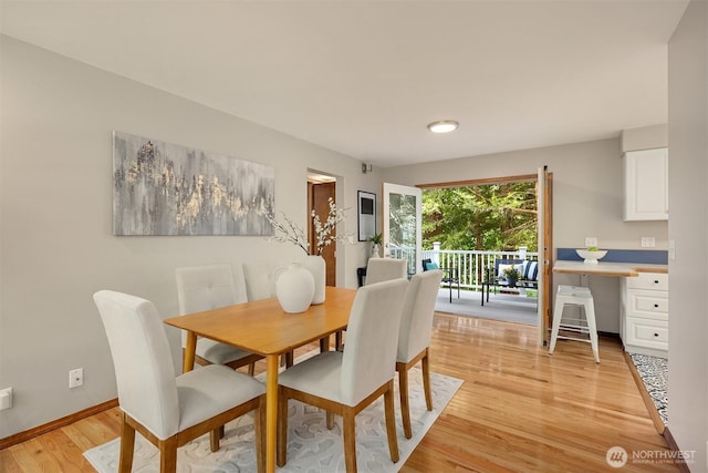 24390 Mount Washington View Ln NW, Poulsbo, WA 98370 - dining room featuring light wood-style floors and baseboards