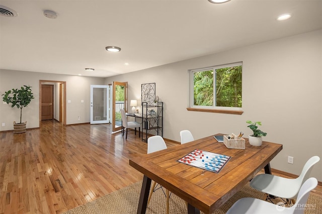 24390 Mount Washington View Ln NW, Poulsbo, WA 98370 - dining room with healthy amount of natural light, light wood-style flooring, baseboards, and recessed lighting