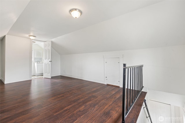 325 NW 2nd Ave, Kelso, WA 98626 - additional living space featuring wood finished floors, lofted ceiling, and baseboards