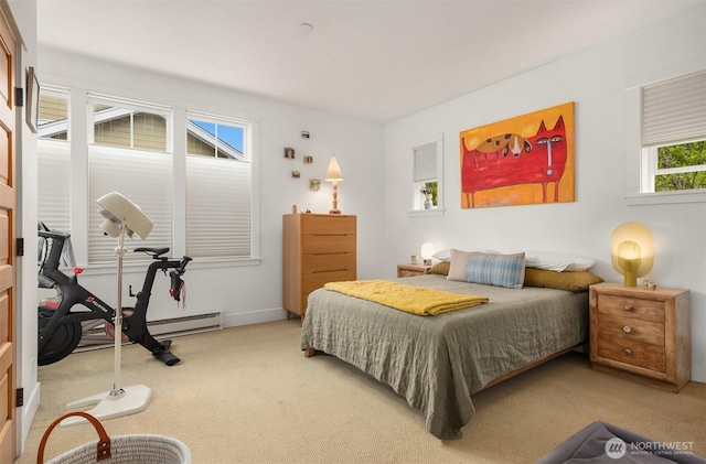 156 Hall Brothers Loop NE Unit 201, Bainbridge Island, WA 98110 - bedroom featuring carpet floors and baseboards