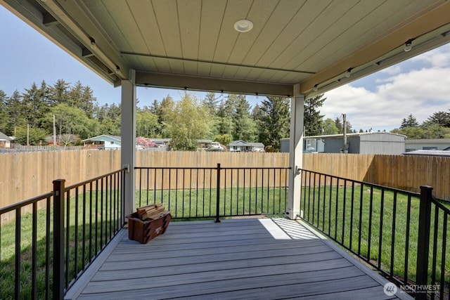 2201 303rd Pl, Ocean Park, WA 98640 - view of wooden deck