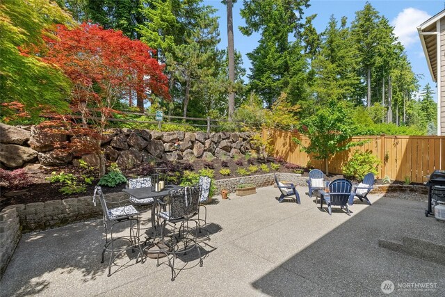 11226 Borgen Loop, Gig Harbor, WA 98332 - view of patio / terrace featuring grilling area and outdoor dining space