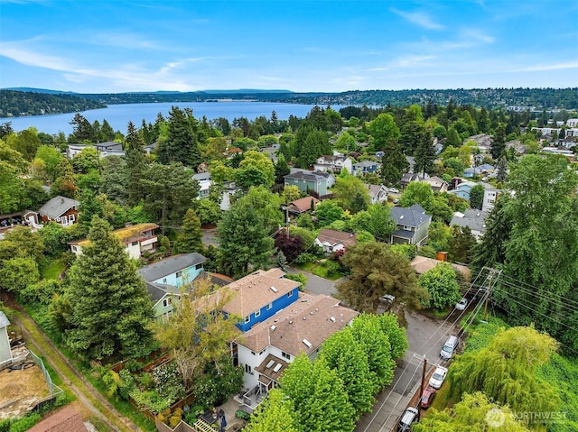 5102 S Frontenac St, Seattle, WA 98118 - aerial view of residential area with a large body of water