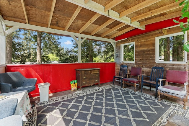 9712 126th St E, Puyallup, WA 98373 - view of sunroom / solarium