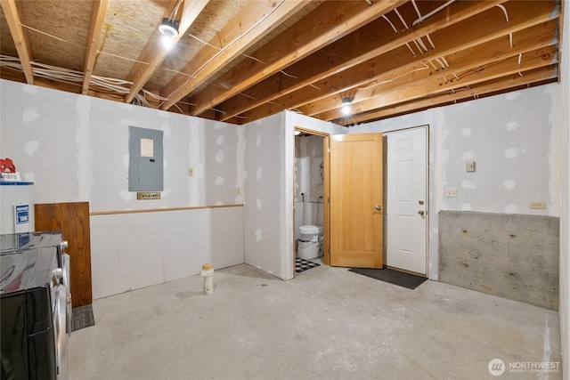 760 Rodeo Rd, Cle Elum, WA 98922 - unfinished below grade area featuring electric panel
