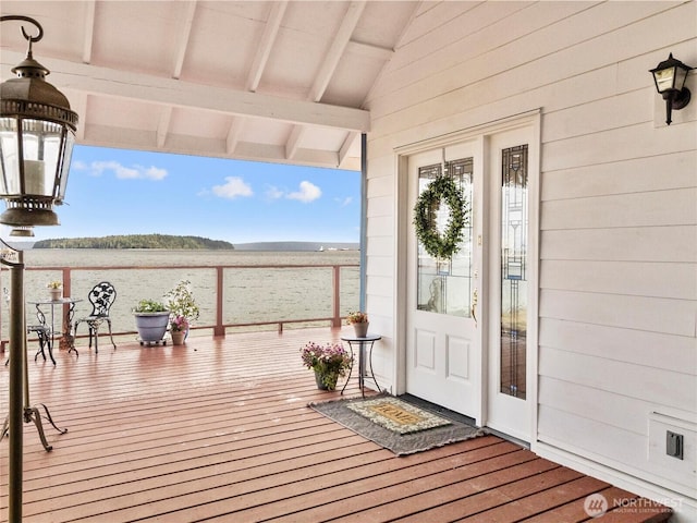 8609 E Caraway Rd, Port Orchard, WA 98366 - view of wooden terrace