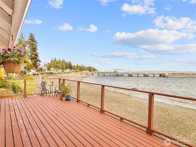 8609 E Caraway Rd, Port Orchard, WA 98366 - deck featuring a water view