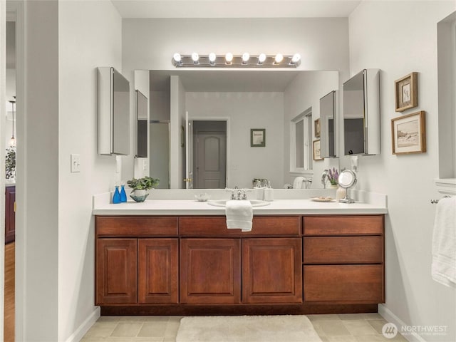 8609 E Caraway Rd, Port Orchard, WA 98366 - full bath with vanity and baseboards