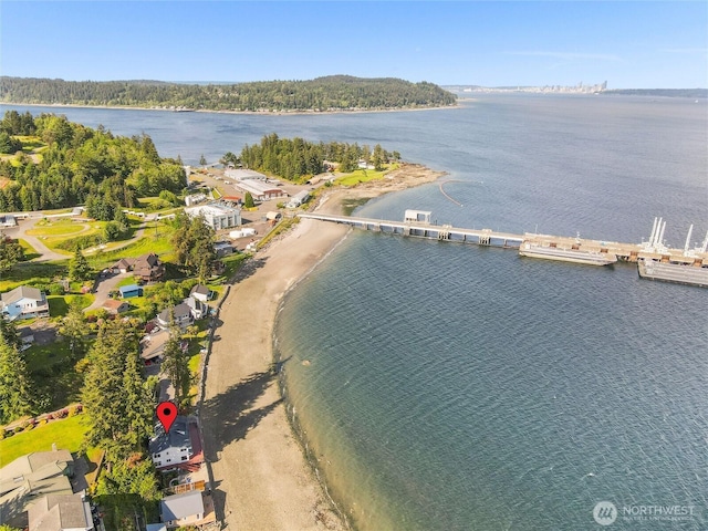8609 E Caraway Rd, Port Orchard, WA 98366 - bird's eye view of a nearby body of water