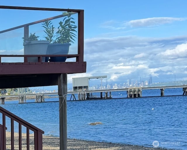 8609 E Caraway Rd, Port Orchard, WA 98366 - water view with a boat dock