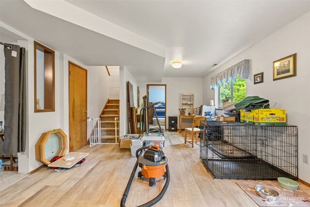 26603 199th Pl SE, Covington, WA 98042 - living area with wood finished floors and stairs