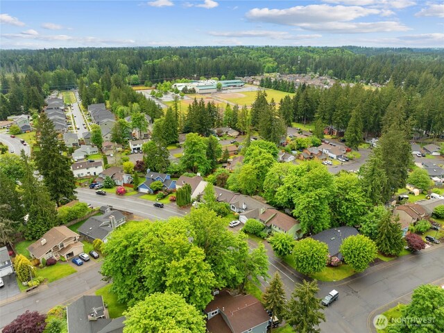 26603 199th Pl SE, Covington, WA 98042 - aerial view of residential area featuring a heavily wooded area