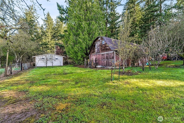 38205 183rd Ave SE, Auburn, WA 98092 - view of yard with a barn and an outbuilding