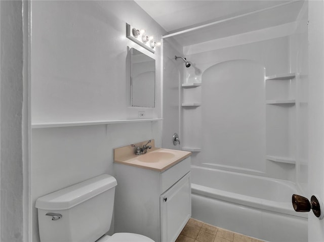 14746 26th Ave NE, Shoreline, WA 98155 - full bathroom featuring toilet, vanity, and shower / tub combination