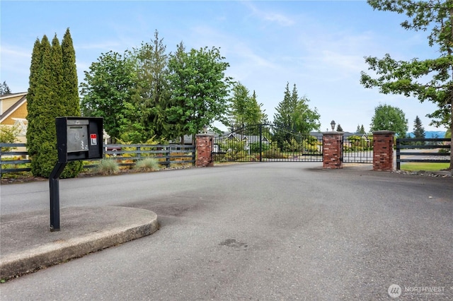 29122 71st Ave E, Graham, WA 98338 - view of asphalt street with a gate