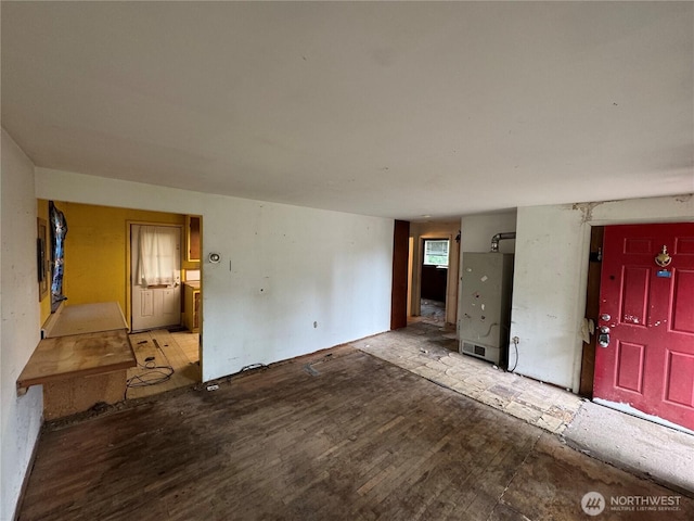 7815 203rd St SW, Edmonds, WA 98026 - unfurnished living room with wood finished floors