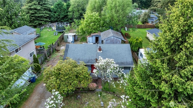 7815 203rd St SW, Edmonds, WA 98026 - view from above of property