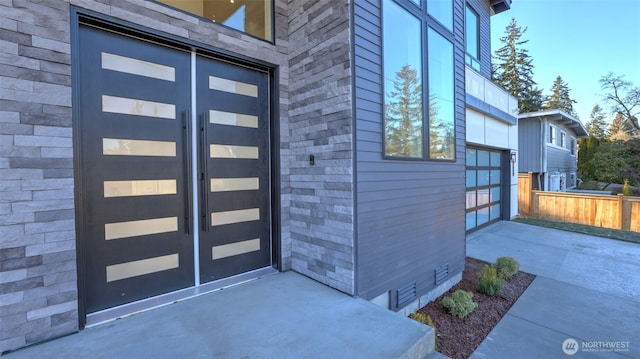 17109 NE 16th Pl, Bellevue, WA 98008 - entrance to property featuring stone siding