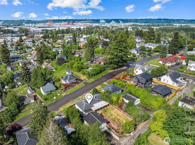2042 E Harrison St, Tacoma, WA 98404 - aerial perspective of suburban area