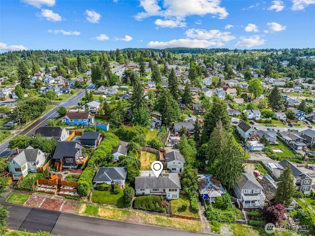 2042 E Harrison St, Tacoma, WA 98404 - aerial overview of property's location with nearby suburban area