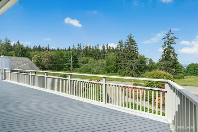 1240 Beach Dr, Camano Island, WA 98282 - view of wooden terrace