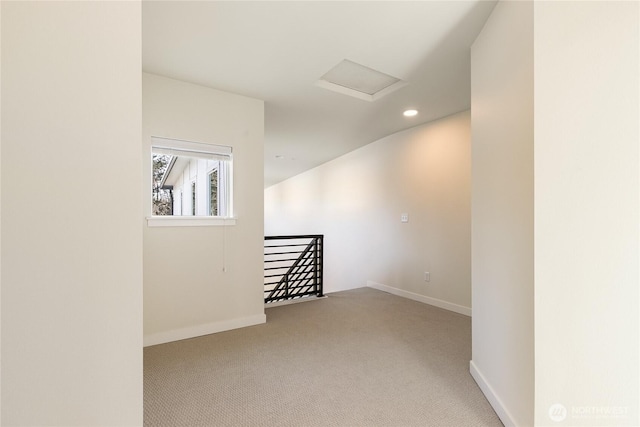 4246 Cameo Ln, Bellingham, WA 98226 - carpeted empty room with recessed lighting, attic access, and baseboards