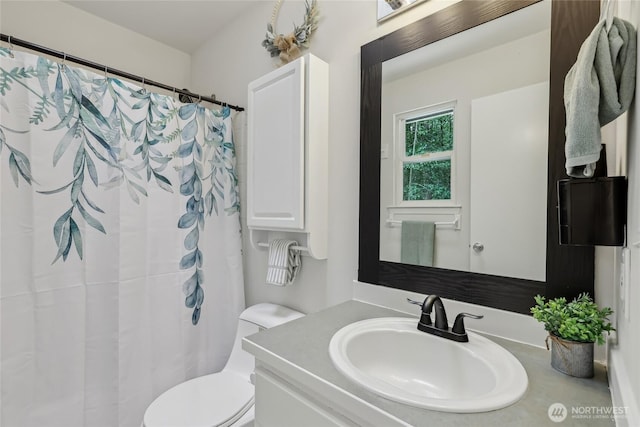 12721 56th Dr NE, Marysville, WA 98271 - full bath featuring vanity, toilet, and curtained shower