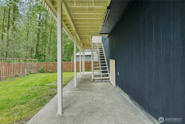 12721 56th Dr NE, Marysville, WA 98271 - view of patio / terrace with stairs