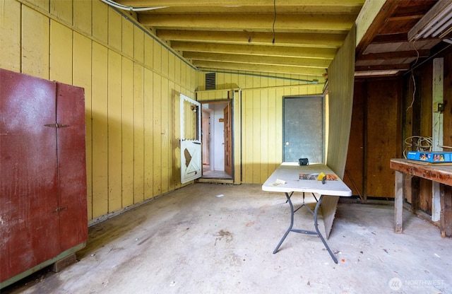 1216 E 70th St, Tacoma, WA 98404 - miscellaneous room featuring concrete flooring