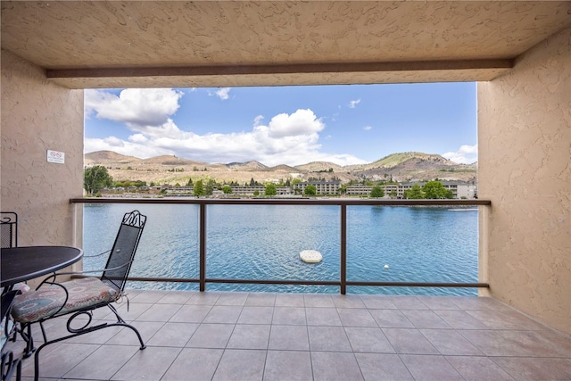 322 W Woodin Ave Unit 632, Chelan, WA 98816 - balcony with a water and mountain view