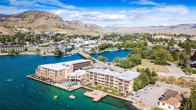 322 W Woodin Ave Unit 632, Chelan, WA 98816 - aerial view of a water and mountain view