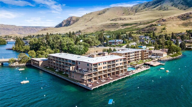 322 W Woodin Ave Unit 632, Chelan, WA 98816 - aerial view of a water and mountain view