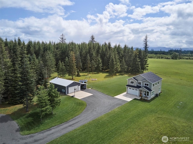237 Bear Creek Ln, Winlock, WA 98596 - aerial view of property and surrounding area