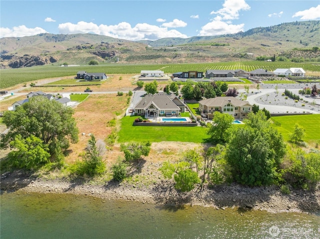 35 N Shore Dr, Orondo, WA 98843 - aerial view of a mountainous background