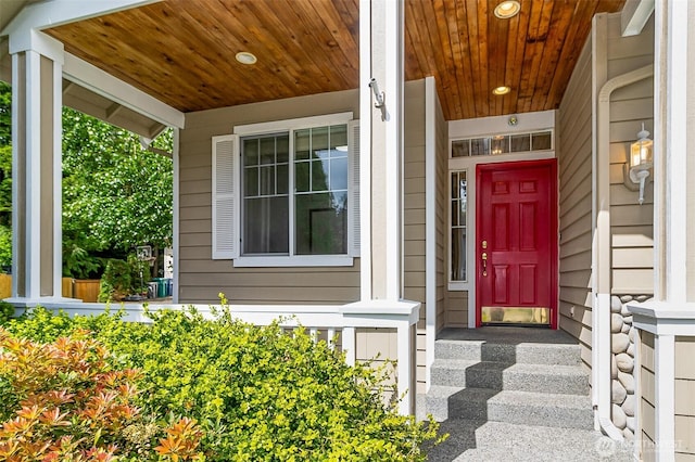 12032 38th Ave SE, Everett, WA 98208 - view of exterior entry with a porch