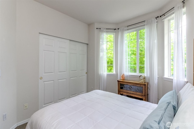 1002 9th Ave SE Unit C-201, Puyallup, WA 98372 - bedroom featuring baseboards and a closet