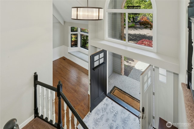 15102 93rd Pl NE, Bothell, WA 98011 - foyer featuring baseboards and wood finished floors