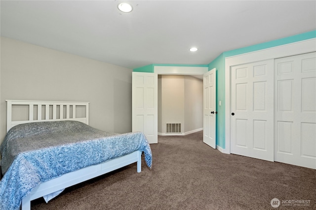 15102 93rd Pl NE, Bothell, WA 98011 - carpeted bedroom featuring recessed lighting, a closet, and baseboards