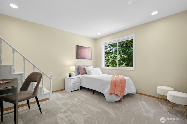 32910 NE 40th Pl, Carnation, WA 98014 - carpeted bedroom featuring baseboards and recessed lighting
