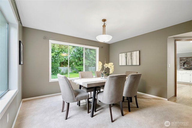 2110 216th Pl NE, Sammamish, WA 98074 - dining area with light colored carpet and baseboards