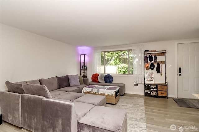 3834 175th Ave NE Unit G16, Redmond, WA 98052 - living area featuring light wood-style floors and baseboards