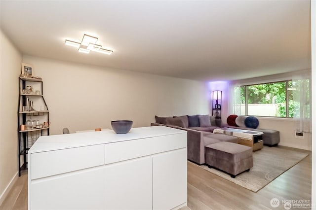 3834 175th Ave NE Unit G16, Redmond, WA 98052 - living room featuring light wood-style floors and baseboards