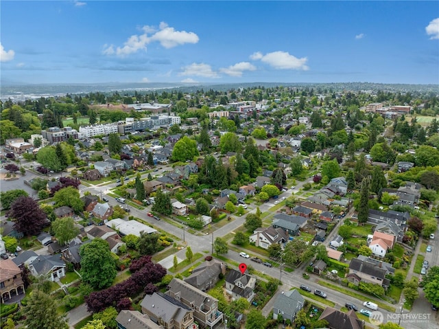 4604SW Lander St, Seattle, WA 98116 - aerial view of property's location with nearby suburban area