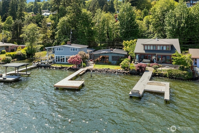 13008 Riviera Pl NE, Seattle, WA 98125 - dock with a water view