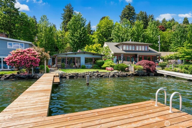 13008 Riviera Pl NE, Seattle, WA 98125 - dock area with a water view