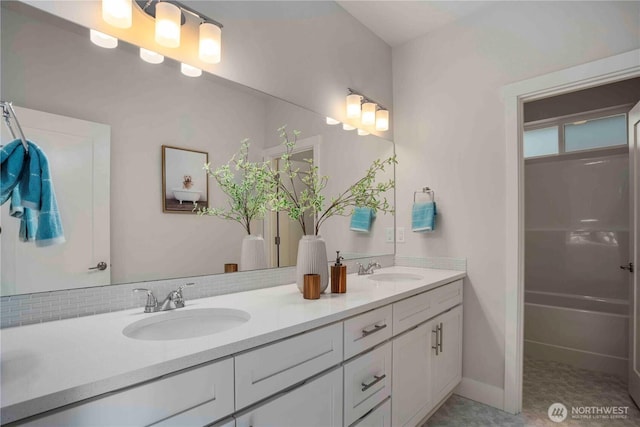 18621 135th Ln E, Bonney Lake, WA 98391 - bathroom featuring double vanity