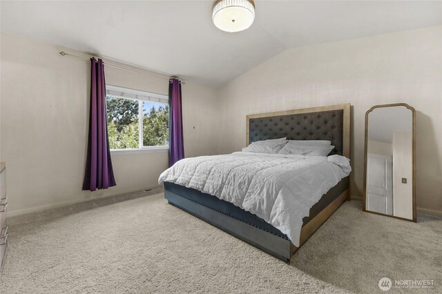 1921 76th Ave SE, Lake Stevens, WA 98258 - bedroom with lofted ceiling and carpet